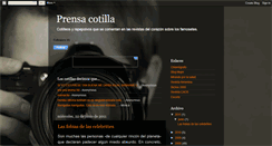 Desktop Screenshot of prensacotilla.blogspot.com