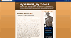 Desktop Screenshot of myvisionsmyideals.blogspot.com