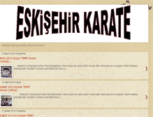 Tablet Screenshot of eskisehirkarate.blogspot.com