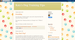 Desktop Screenshot of katzsdogtraining.blogspot.com