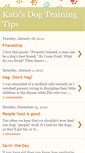 Mobile Screenshot of katzsdogtraining.blogspot.com
