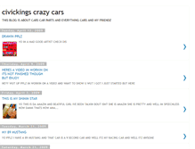 Tablet Screenshot of civickingcrazycars.blogspot.com