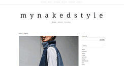 Desktop Screenshot of mynakedstyle.blogspot.com