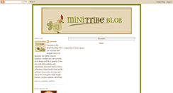 Desktop Screenshot of minitribe.blogspot.com
