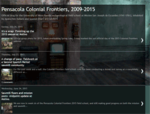 Tablet Screenshot of pensacolacolonialfrontiers.blogspot.com