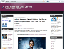 Tablet Screenshot of desixone.blogspot.com