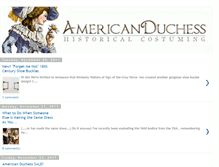 Tablet Screenshot of americanduchess.blogspot.com