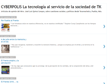 Tablet Screenshot of cyberpolis-tk.blogspot.com