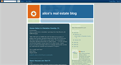 Desktop Screenshot of alicerealestate.blogspot.com