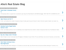 Tablet Screenshot of alicerealestate.blogspot.com