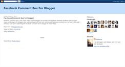 Desktop Screenshot of fbcommentsbox.blogspot.com
