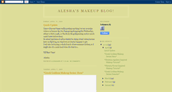 Desktop Screenshot of aleshasmakeup.blogspot.com
