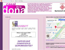 Tablet Screenshot of casaldeladona-lleida.blogspot.com