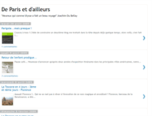 Tablet Screenshot of deparisetdailleurs.blogspot.com