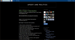 Desktop Screenshot of apgovpolitics.blogspot.com