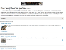 Tablet Screenshot of ongebaandepaden.blogspot.com