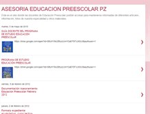 Tablet Screenshot of preescolarpz.blogspot.com