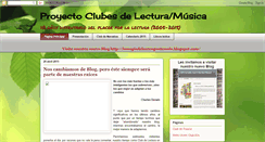 Desktop Screenshot of clubdelectoresdelsabado.blogspot.com