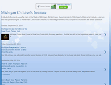 Tablet Screenshot of michiganchildrensinstitute.blogspot.com