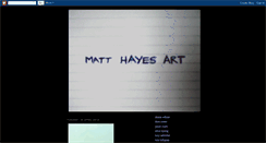 Desktop Screenshot of mhayesart.blogspot.com