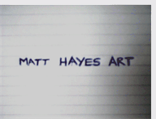 Tablet Screenshot of mhayesart.blogspot.com