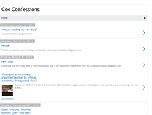 Tablet Screenshot of coxconfessions.blogspot.com