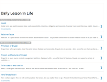 Tablet Screenshot of daily-lesson-today.blogspot.com
