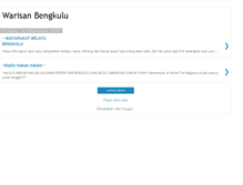 Tablet Screenshot of anakbengkulumalaysia.blogspot.com