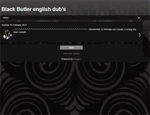 Tablet Screenshot of blackbutlerenglishdubs.blogspot.com