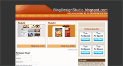 Desktop Screenshot of blogdesignstudio.blogspot.com
