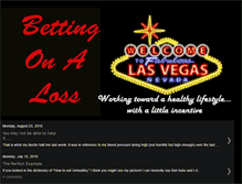 Tablet Screenshot of bettingonaloss2011.blogspot.com