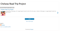 Tablet Screenshot of chelseaelizabethroadtripblog.blogspot.com