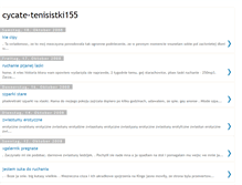 Tablet Screenshot of cycate-tenisistki155.blogspot.com