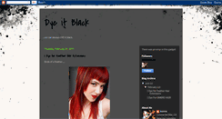 Desktop Screenshot of dyeitblack.blogspot.com