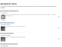 Tablet Screenshot of peripheral-views.blogspot.com