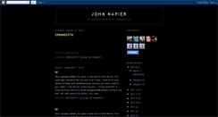 Desktop Screenshot of johnnapier.blogspot.com