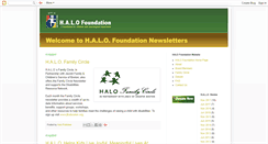 Desktop Screenshot of halofoundationnews.blogspot.com