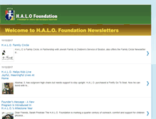 Tablet Screenshot of halofoundationnews.blogspot.com