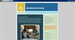 Desktop Screenshot of mcclementsfamily.blogspot.com