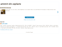 Tablet Screenshot of amintiriledincopilarie.blogspot.com