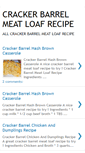 Mobile Screenshot of crackerbarrelmeatloafrecipe.blogspot.com