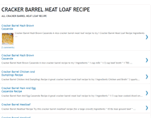 Tablet Screenshot of crackerbarrelmeatloafrecipe.blogspot.com