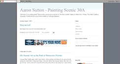 Desktop Screenshot of aaronsuttonartist.blogspot.com