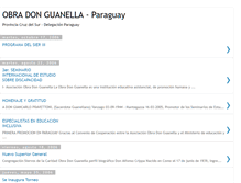 Tablet Screenshot of guanellaparaguay.blogspot.com