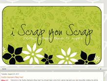 Tablet Screenshot of iscrapyouscrap.blogspot.com