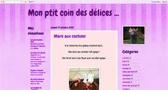 Desktop Screenshot of monptitcoindesdelices.blogspot.com