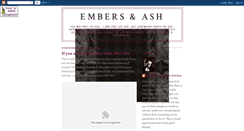 Desktop Screenshot of embersandash.blogspot.com