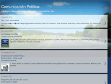 Tablet Screenshot of comunicacionpoliticachile.blogspot.com
