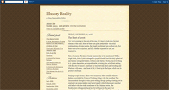 Desktop Screenshot of illusoryreality.blogspot.com