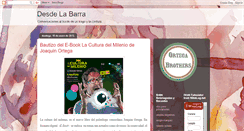 Desktop Screenshot of conversacionesdesdelabarra.blogspot.com